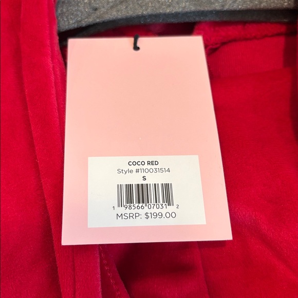 Sold eBay Juicy Couture Red Velvet Jogger set - Picture 6 of 13